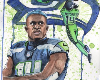 Dk Metcalf Seattle Seahawks Print