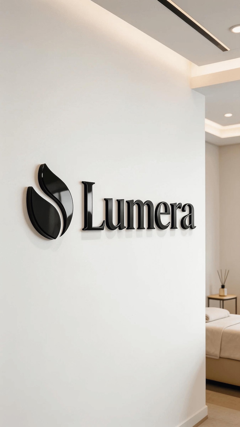 3d business sign