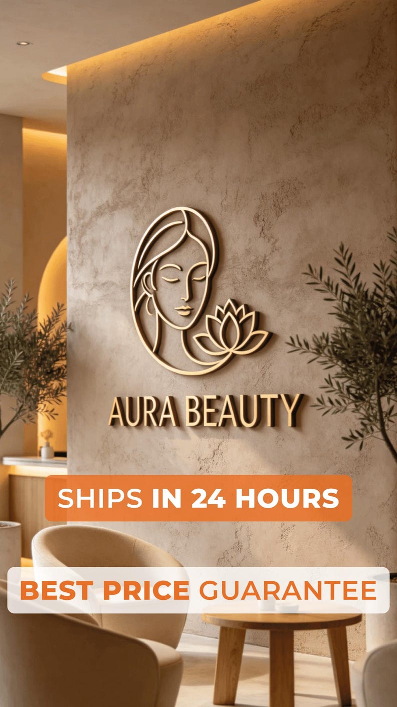 beauty salon sign