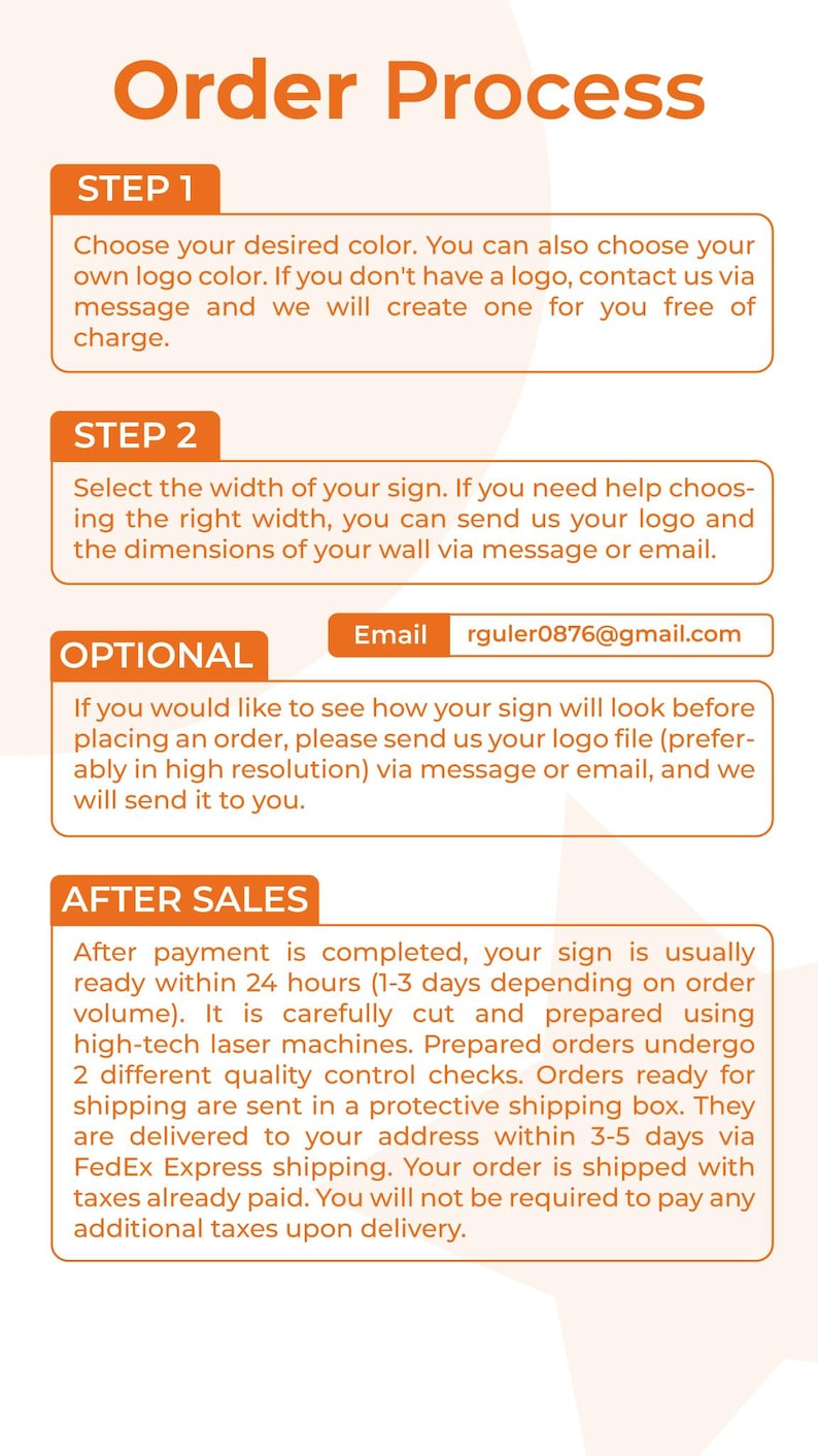 order process