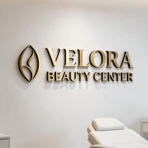 beauty center 3d sign