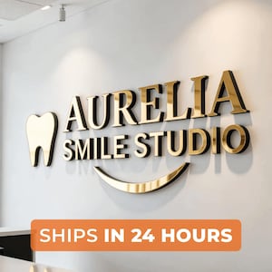 dentist wall sign