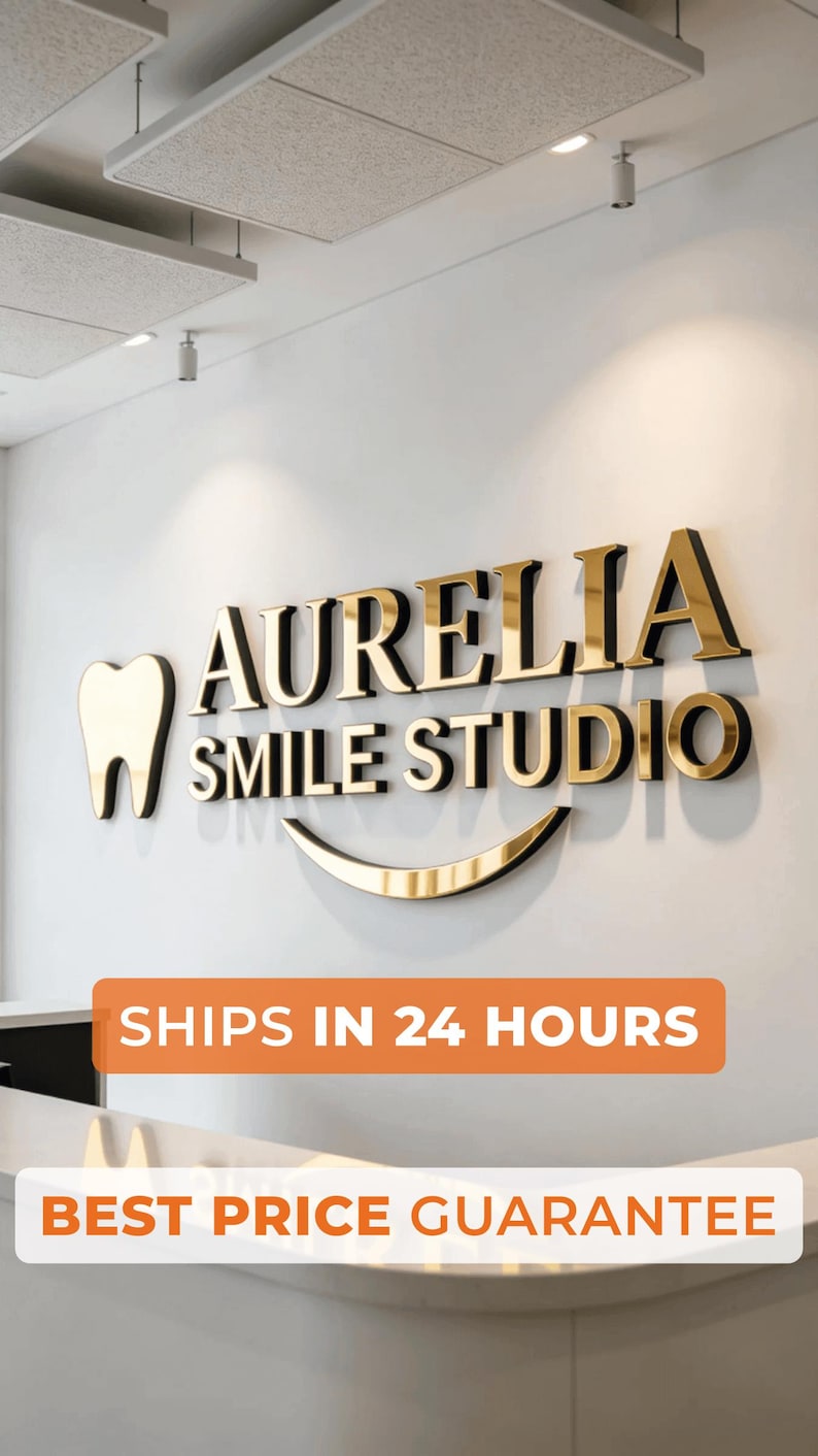 dentist wall sign