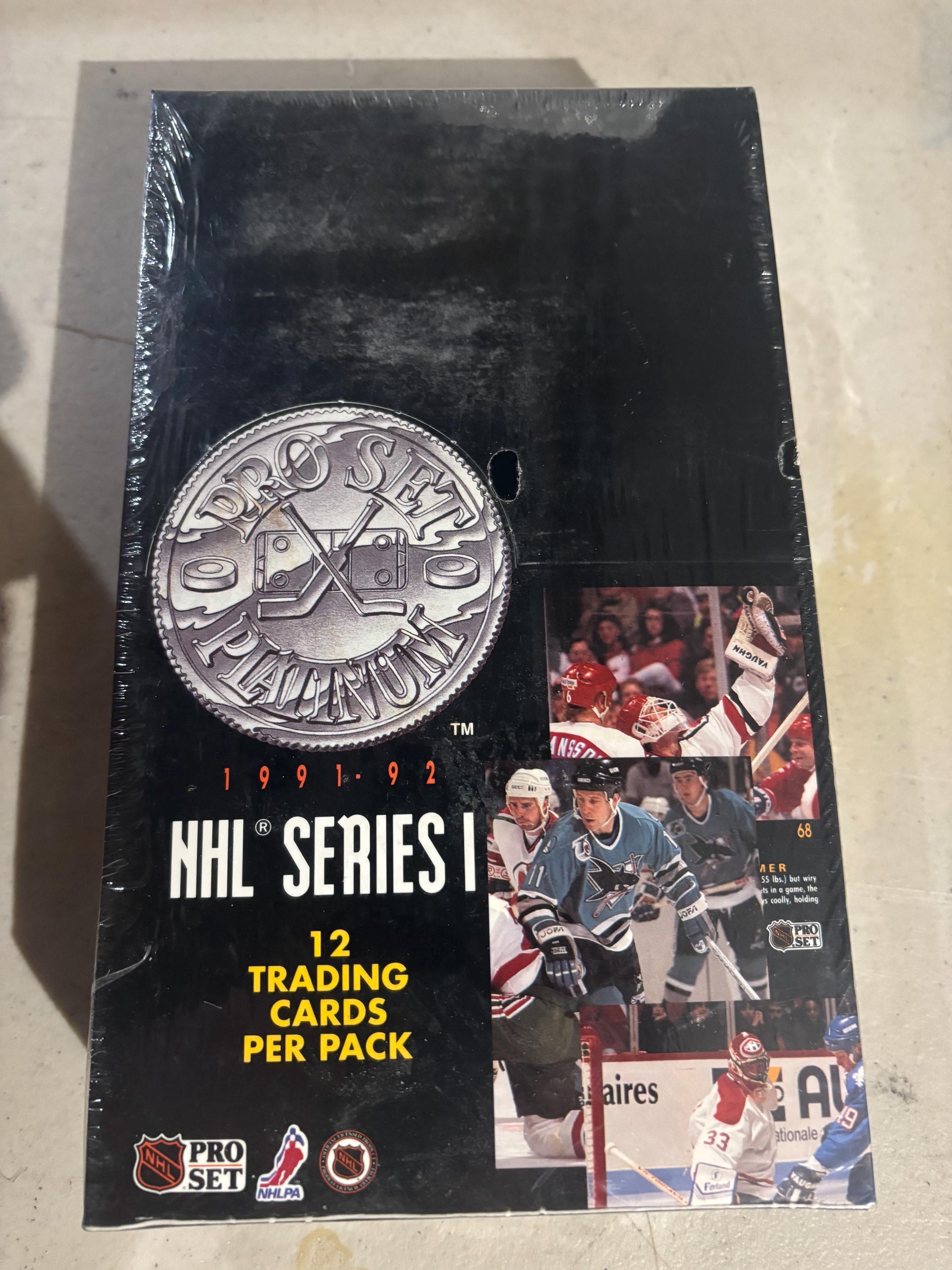 Diamond Creek 1991 & Ridge 1991 2本セット 1991-92 Pro Set Platinum Hockey Series 1 Factory Sealed 36 Pack