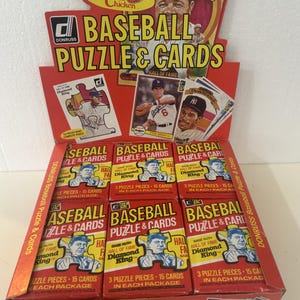 1982 Donruss Baseball UNGEÖFFNETE WACHSPACKUNG - Mögliche Cal Ripken und Lee Smith One