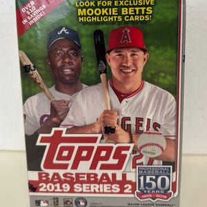 Scatola Blaster sigillata in fabbrica della serie 2 Topps 2019 MLB Baseball Tatis Alonso Rookie