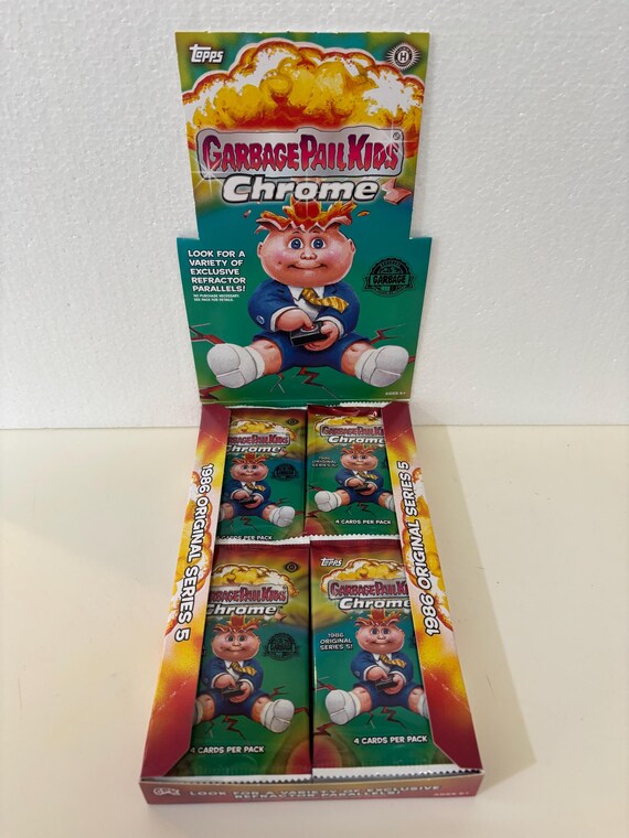 2022 Topps Garbage Pail Kids Chrome Series 5 – Factory Sealed Blaster Pack – GPK Trading Cards