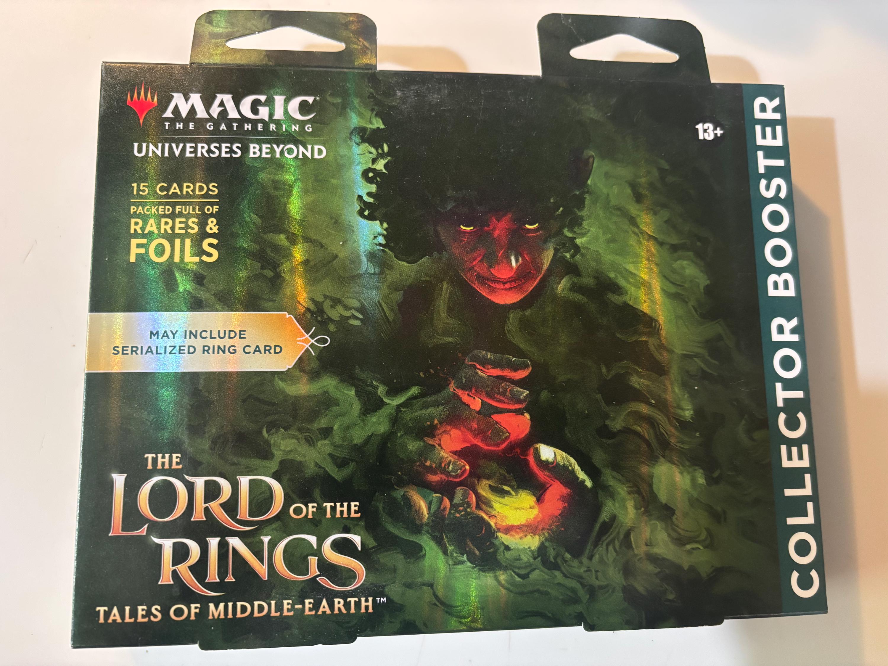 mtg collector booster box spiderman MTG The Lord of the Rings: Tales of Middle Earth main image 1