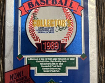 1989 Upper Deck Baseball Foil Pack: Ken Griffey Jr. & Randy Johnson RCs Possible