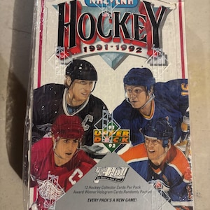 1991-92 Oberdeck NHL-LNH Eishockey Karten Hobby Hobby Box Fabrik versiegelt