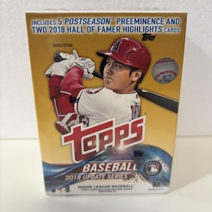 Scatola Blaster da 10 pezzi Topps Update Baseball 2018