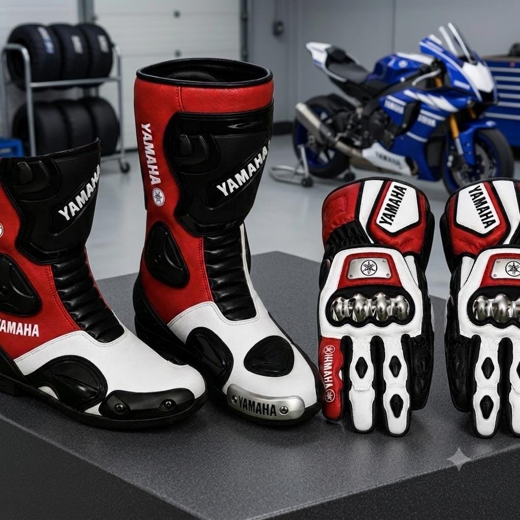 Racing Spirit YAMAHA ライディングブーツ Racing Spirit YAMAHA ライディングブーツ Yamaha Motorcycle Racing