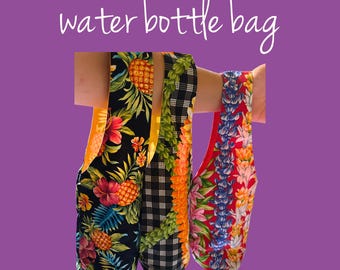 Portabotellas de algodón / Lleva tu bebida con estilo