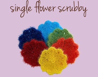 Flower Scrubby Pack of 2 | Sponge for Cleaning | Kitchen & Home Supplies | Multi-Purpose Scrub