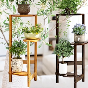 Plant Stand |3-Tier Corner Ladder Shelf for Indoor & Outdoor Flower Pot Display best for home decor.