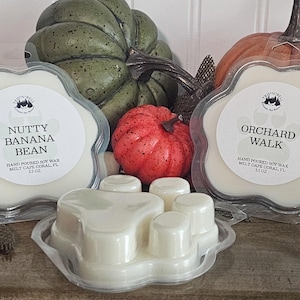 Pfotenabdruck Wachs Melts: Herbsternte Düfte, Sojawachs