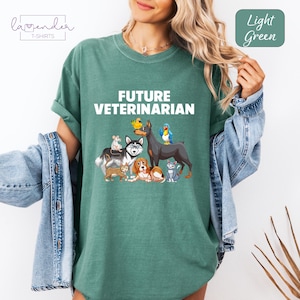 Future Veterinarian Comfort Colors T-Shirt: Vet School Gift