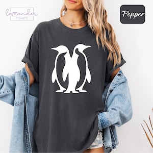 Funny Penguin Tee, Arctic Animal Lover Gift, Penguin Lover Gift, Adorable Penguin Graphic Tee, Animal Lover Gift, Wildlife Shirt,Penguin Tee