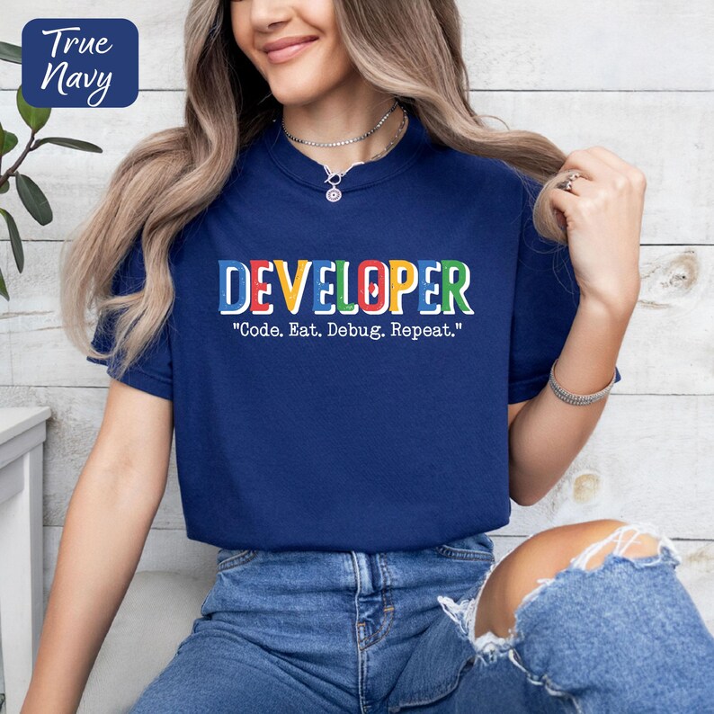 Developer Shirt, Code Eat Debug Repeat Tee, Funny Programmer, Software Developer Gift T Shirt, Funny Developer Tee, Coding Humor Tee image 12