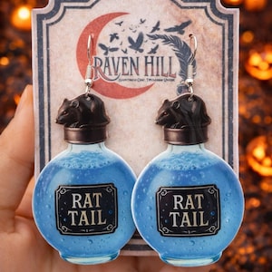 Rat Tail Earrings - Etsy