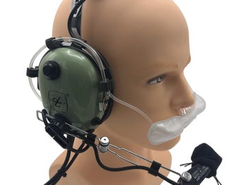 Oxygen Tube Retention Clips for 9.75mm Flat Frame Pilot Headsets