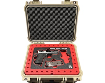 3D Printed Kimber Micro 9 Rapide Organizer and Ammo Display Tray For Apache 2800 Case