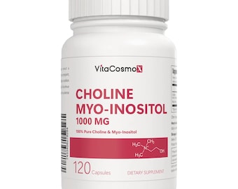 VitaCosmoX Choline Supplements | GMO-Free, Gluten-Free & Vegan