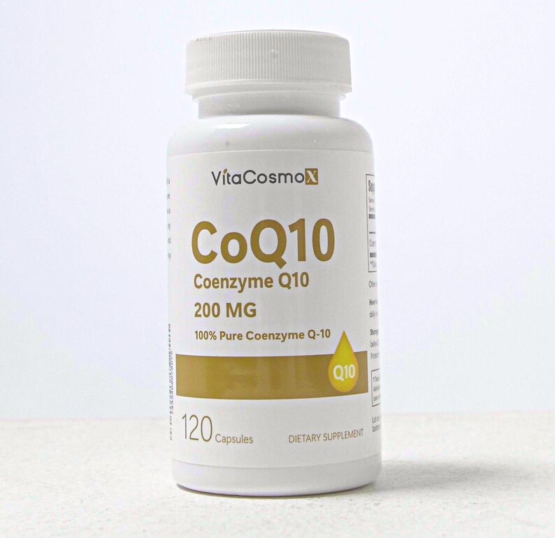 VitaCosmoX   coq10 front side - 120 capsules (real image)