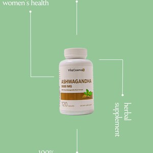 VitaCosmoX Ashwagandha Capsules 9,000 mg - 120 Capsules, Gluten-Free, Vegan & GMO-Free image 7