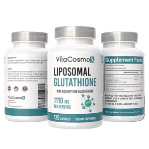 VitaCosmoX Liposomal Glutathione Supplements - 120 Capsules, Vegan & GMO-Free 画像 7