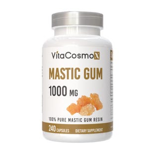 VitaCosmoX Mastic Gum Supplements - 240 Capsules, Vegan, and GMO-Free