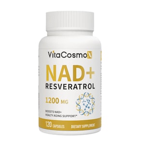 VitaCosmoX Liposomal NAD Supplement, 1,200mg with Resveratrol Plus Boosting Supplement - Support Cellular Health, Stamina & Healthy Aging