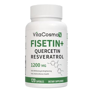 Fisetin Quercetin Resveratrol Capsules: Vegan Antioxidant Supplement