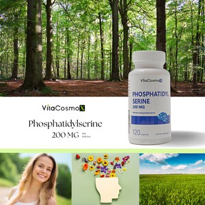 VitaCosmoX Phosphatidylserine - 120 Capsules, Vegan, and GMO-Free Bild 2