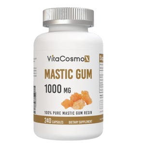VitaCosmoX Mastic Gum Supplements - 240 Capsules, Vegan, and GMO-Free