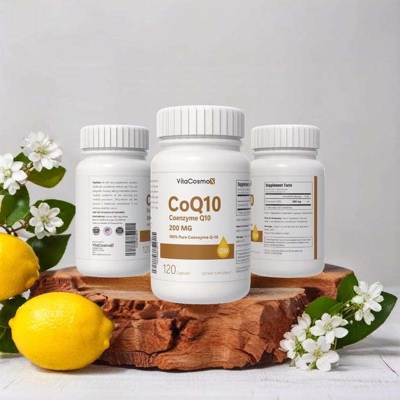 VitaCosmoX coq10 all three sides - 120 capsules (with background)