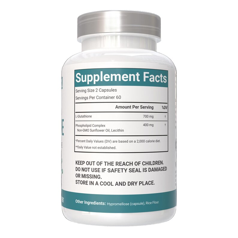 VitaCosmoX Liposomal Glutathione Supplements - 120 Capsules, Vegan & GMO-Free 画像 3