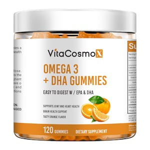 VitaCosmoX Omega-3 Fish Oil 120 Vegan Gummies