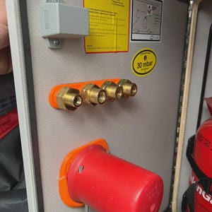 Holder for gas bottle filling adapter - Camping - Caravan - Motorhome