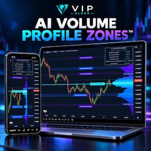 Futures AI Volume Profile Trading Indicator – TradingView Futures Indicator, Volume Profile, Point of Control Zones