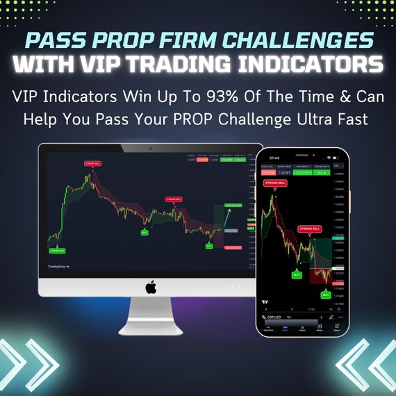 Highly Rated Prop Firm Forex Trading Indicator | Non-Repaint Buy Sell Alerts For Challenges