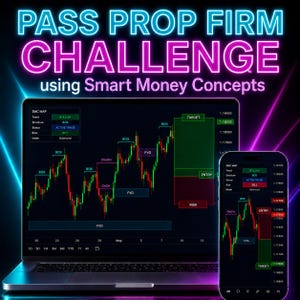 Prop Firm Challenge Trading Indicator – Smart Money Concepts Indicator with Buy Sell Alerts