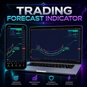 Trading Forecast Indicator – Forecast Next Market Move, Buy Sell Trade Alerts & Target Levels