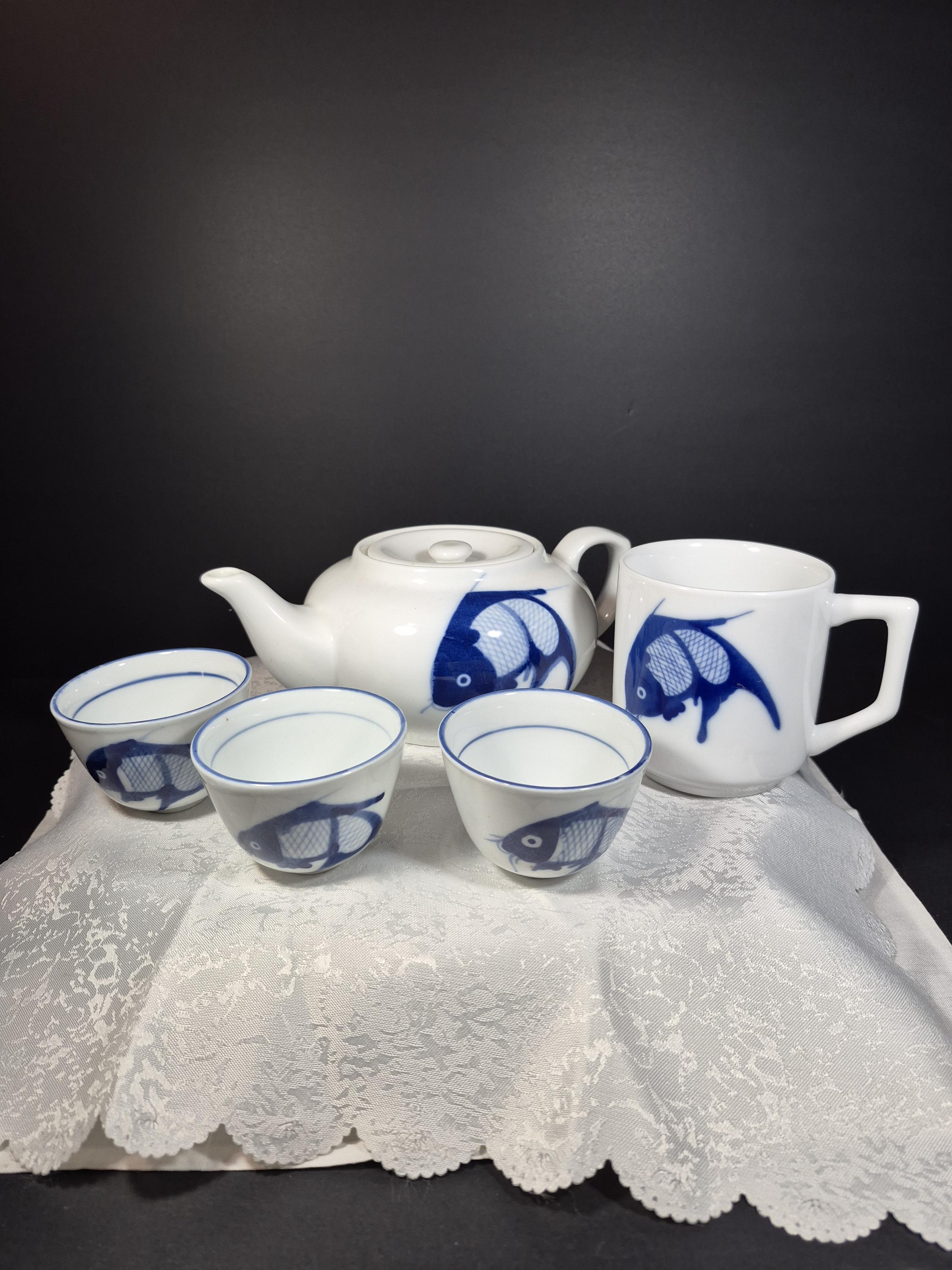 Tasse à Thé Chinoise En Céramique,2 Pièces-ensemble,Illustration De