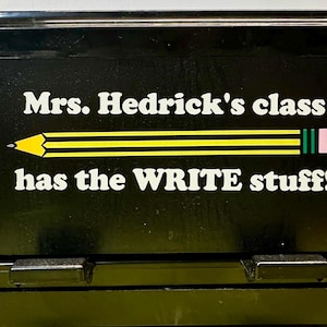 Personalized Teacher Gift | Pencil Dispenser | Custom Teacher Gift