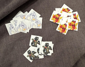 Custom Fursona Stickers: Waterproof Glossy Art, Made to Order