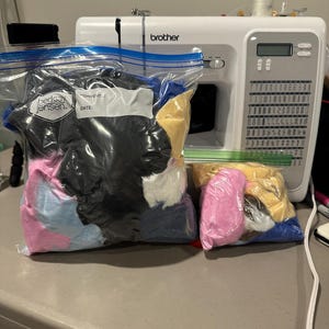 Faux Fur and Minky Scraps - Fursuit Making, Scraps for Details, Multicolor