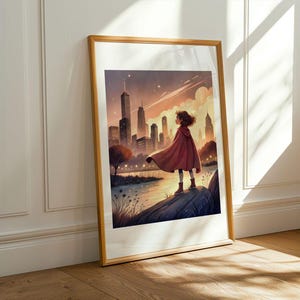 Aspiring Superhero 2 Wall Art - Poster & Canvas Nursery Decor for Kids Room | Inspirational Career Art for Children - Unique Gift