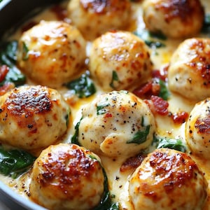 MELHOR RECEITA Para Almôndegas de Frango Assado com Ricota RECEITA | Download Digital para Imprimir