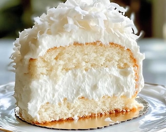 Receta de pastel de coco artesanal - Descarga digital de repostería